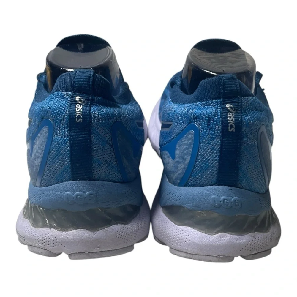 ASICS Gel-Nimbus 23 Women’s Blue Knit Athletic Shoes